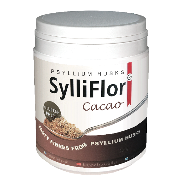 SylliFlor<sup>®</sup> Psyllium Husks<br>Cacao<br>Single pack 250 g