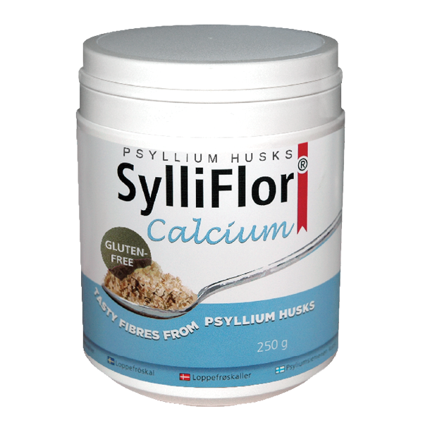 SylliFlor<sup>®</sup> Psyllium Husks<br />Calcium<br />Single pack 250 g