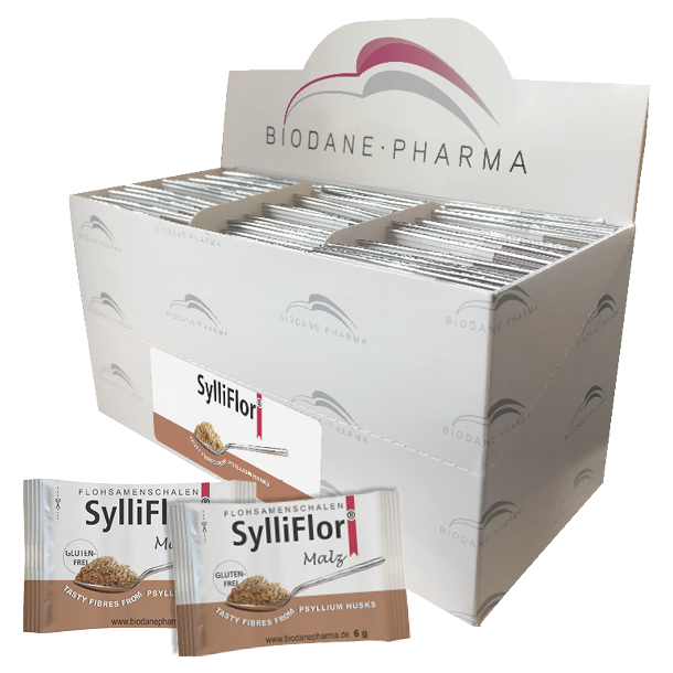 SylliFlor<sup></sup> Flohsamenschalen<br />Malz<br />Dosisbriefe 30 x 6 g