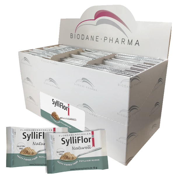 SylliFlor<sup>®</sup> Flohsamenschalen<br />Naturell<br />Dosisbriefe 30 x 6 g