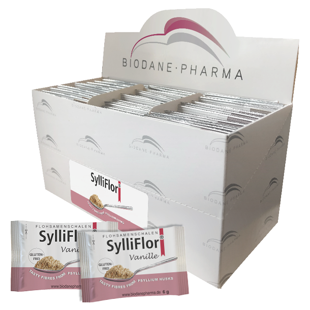 SylliFlor<sup>®</sup> Flohsamenschalen<br />Vanille<br />Dosisbriefe 30 x 6 g