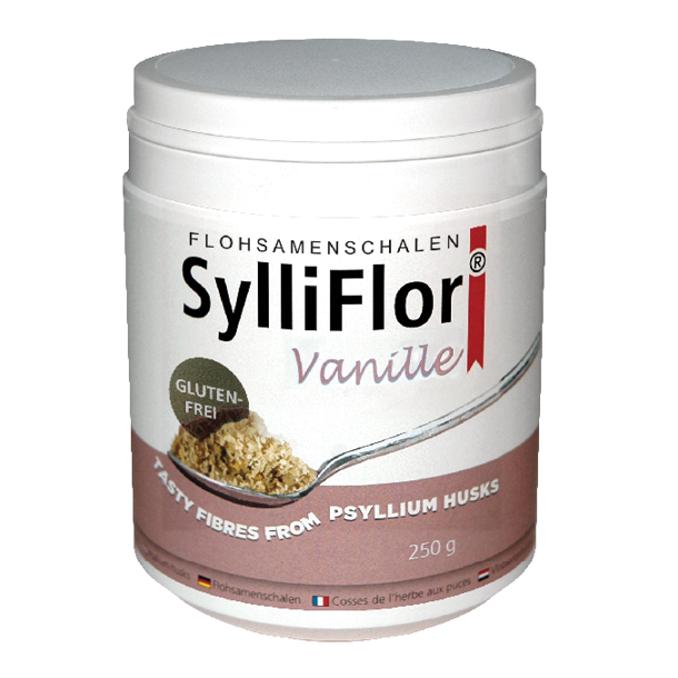 SylliFlor<sup>®</sup> Flohsamenschalen<br />Vanille<br />250 g