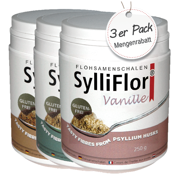 SylliFlor<sup>®</sup> Flohsamenschalen<br>Classic<br>3 x 250 g