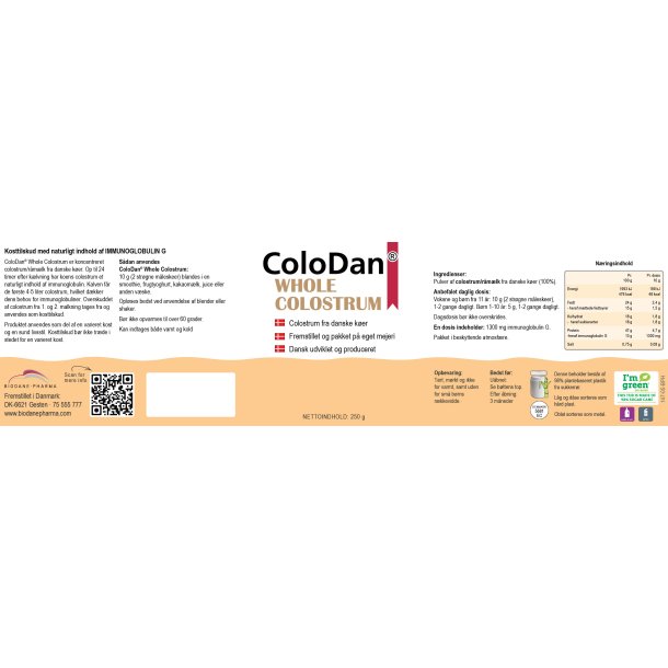 ColoDan<sup></sup> Whole Colostrum