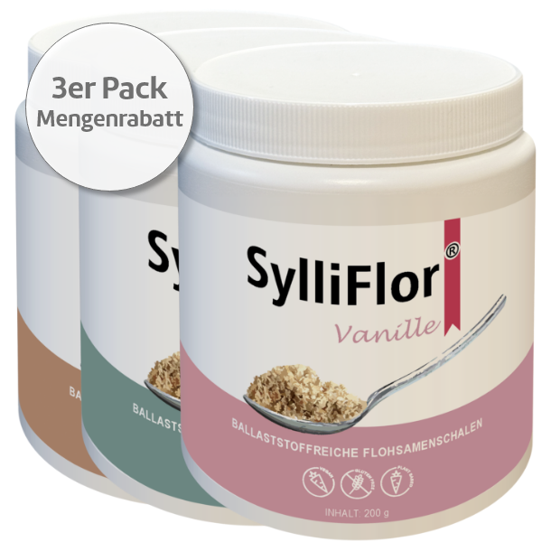 SylliFlor<sup></sup> Flohsamenschalen<br>Classic<br>3 x 200 g