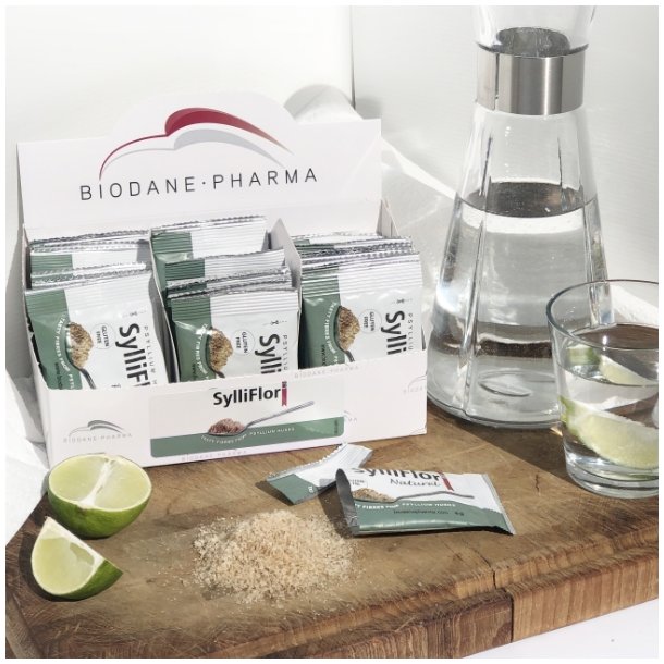 SylliFlor Natural Dosisbeutel – geschmackneutrales Ballaststoffprparat mit Flohsamenschalen von Biodane Pharma