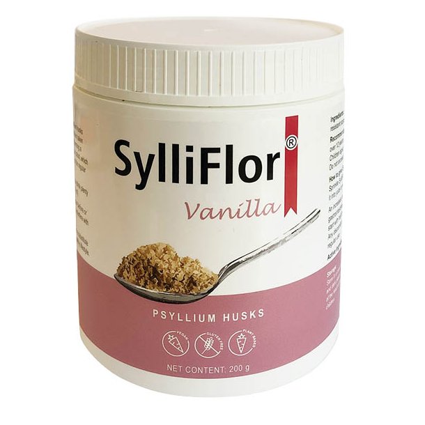 SylliFlor<sup>®</sup> Psyllium Husks<br />Vanilla<br />Single pack 200 g