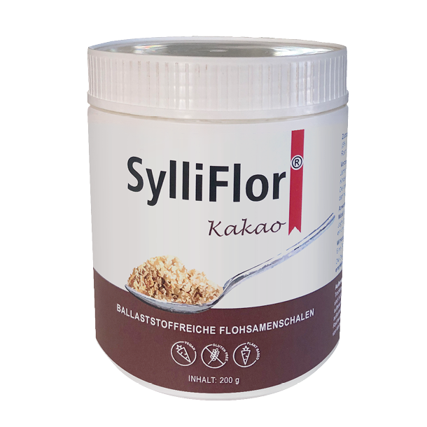 SylliFlor<sup>®</sup> Flohsamenschalen<br />Kakao<br />200 g